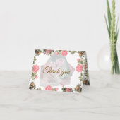 Carte De Remerciements With Heartfelt Thanks (Devant)