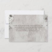 Carte De Remerciements Wonderland Flowers Forest (Dos)