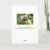 Carte de remerciements, "Wow, Tu M'As Vraiment Sur (Dos)