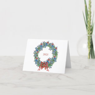 Carte De Remerciements Wreath 2024 Ginger Jar