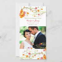 Yellow Hibiscus & Swallows Floral Wedding Photo