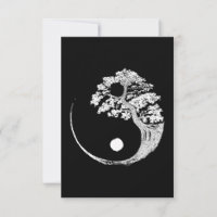 Yin Yang Bonsai Tree Japon, bouddhiste japonais Ze