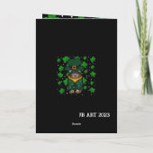 Carte De Remerciements Yorkie Poo (Dos)