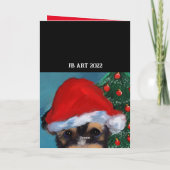 Carte De Remerciements Yorkie Poo (Dos)