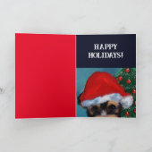 Carte De Remerciements Yorkie Poo (Intérieur)