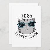 Carte De Remerciements Zéro Liquide Donné (Devant / Derrière)