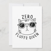 Carte De Remerciements Zéro Liquide Donné (Devant)