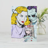 Carte De Remerciements zombie coup d'amour (Debout devant)