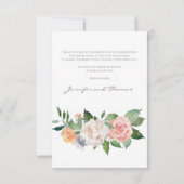 Carte de RemerciementUn Jardin de Roses Magique (Dos)