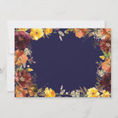 Carte de Remise à Plus avec Photo de Fleurs Jaunes (Dos)