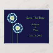 Carte de Remise de Date de Fleurs de Pissenlit Abs (Devant)