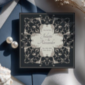 Carte de Remise de Date Luxueuse Baroque