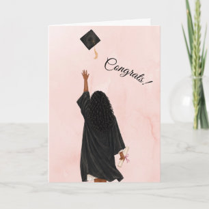 Carte de remise de diplôme 2026 pour elle
