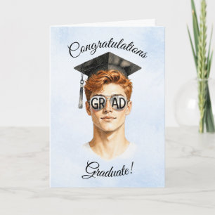 Carte de remise de diplôme 2026 pour lui
