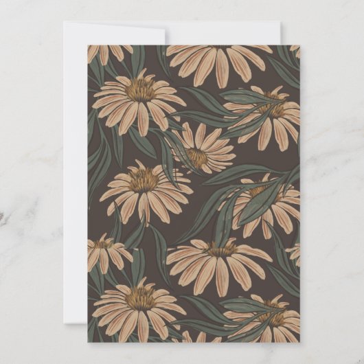 Carte de remise de diplôme avec photo rustique et (Dos)