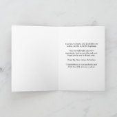 Carte de remise de diplôme élégante (Intérieur)