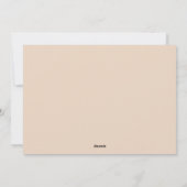 Carte de remise de diplôme élégante avec message d (Dos)