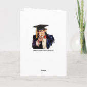 Carte de Remise de Diplôme pour Oncle (Dos)