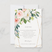 Carte de Remise de Romance de Printemps Géométriqu (Devant)