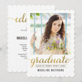 Carte de remise des diplômes EDITABLE COULEUR Écri (Devant / Derrière)