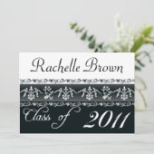 Carte de remise des diplômes noir et blanc 2011 (Debout devant)
