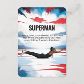 Carte de remise en forme Superman avec support ros (Devant)