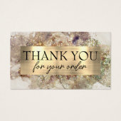 Carte de remise parties scintillant aquarelle et f (Devant)