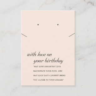 CARTE DE REMORQUAGE DU CADEAU D'ANNIVERSAIRE ROSE 