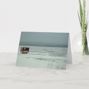 Carte de remorque de pêche de glace