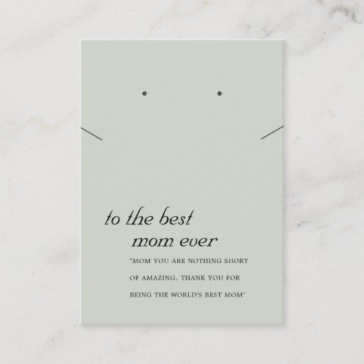 CARTE DE REMORQUERIE VERTE GRISE RUSTIQUE (Devant)