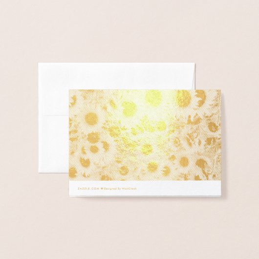 Carte de remplissage du champ de tournesols (Derrière avec enveloppe)