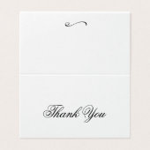 Carte de remplissage Merci personnalisée (Outside Unfolded)