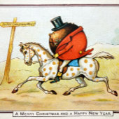 Carte de rencontre de Noël vintage