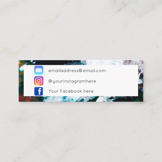 carte de rendez-vous (Dos)