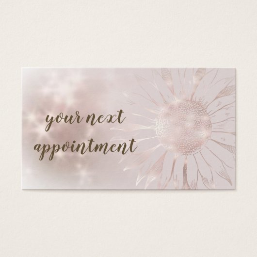 carte de rendez-vous (Devant)