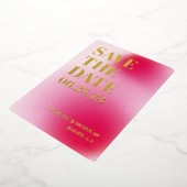 Carte de rendez-vous à date minimale avec dégradé (Rotation)