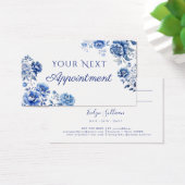 Carte de rendez-vous à la chinoiserie florale (Bureau)