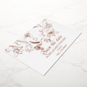 Carte de rendez-vous à l'écriture calligraphique e (Rotation)