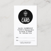 carte de rendez-vous à rayures (Devant)