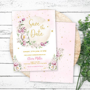 Carte de rendez-vous à retenir pour Baby Shower Fl