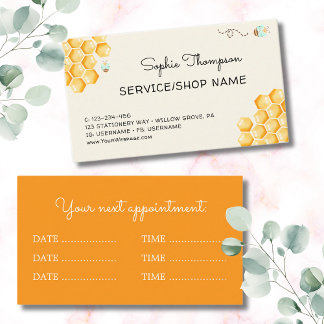 Carte De Rendez-vous Abeille de miel