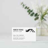 Carte De Rendez-vous Agent immobilier (Debout devant)