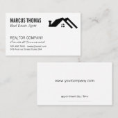 Carte De Rendez-vous Agent immobilier (Devant / Derrière)