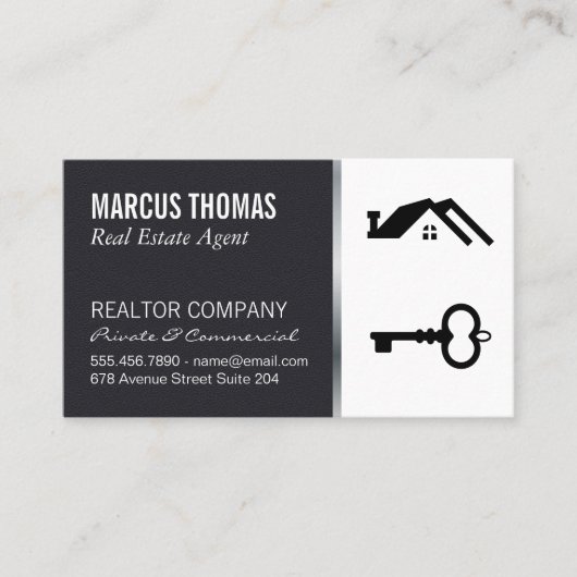 Carte De Rendez-vous Agent immobilier (Devant)