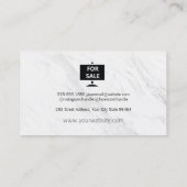 Carte De Rendez-vous Agent immobilier à vendre (Dos)