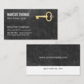 Carte De Rendez-vous Agent immobilier / Nomination (Devant / Derrière)
