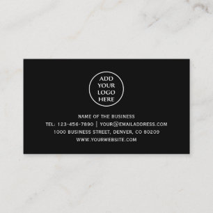 Carte De Rendez-vous Ajouter un logo Entreprise Professionnelle Entrepr