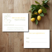 Carte De Rendez-vous Amalfi Lemon Chic