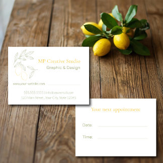 Carte De Rendez-vous Amalfi Lemon Chic