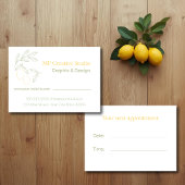 Carte De Rendez-vous Amalfi Lemon Chic